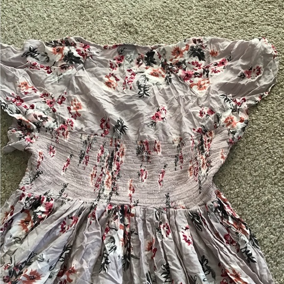 Torrid pink Floral smocked dress size00 - Picture 8 of 9